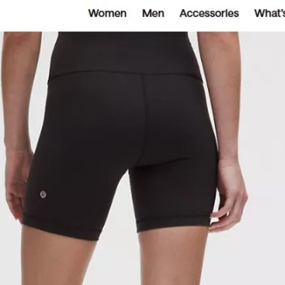 NWOT Lululemon Wunder Train High-Rise Short 6"  Black Size 8 - Picture 2 of 3